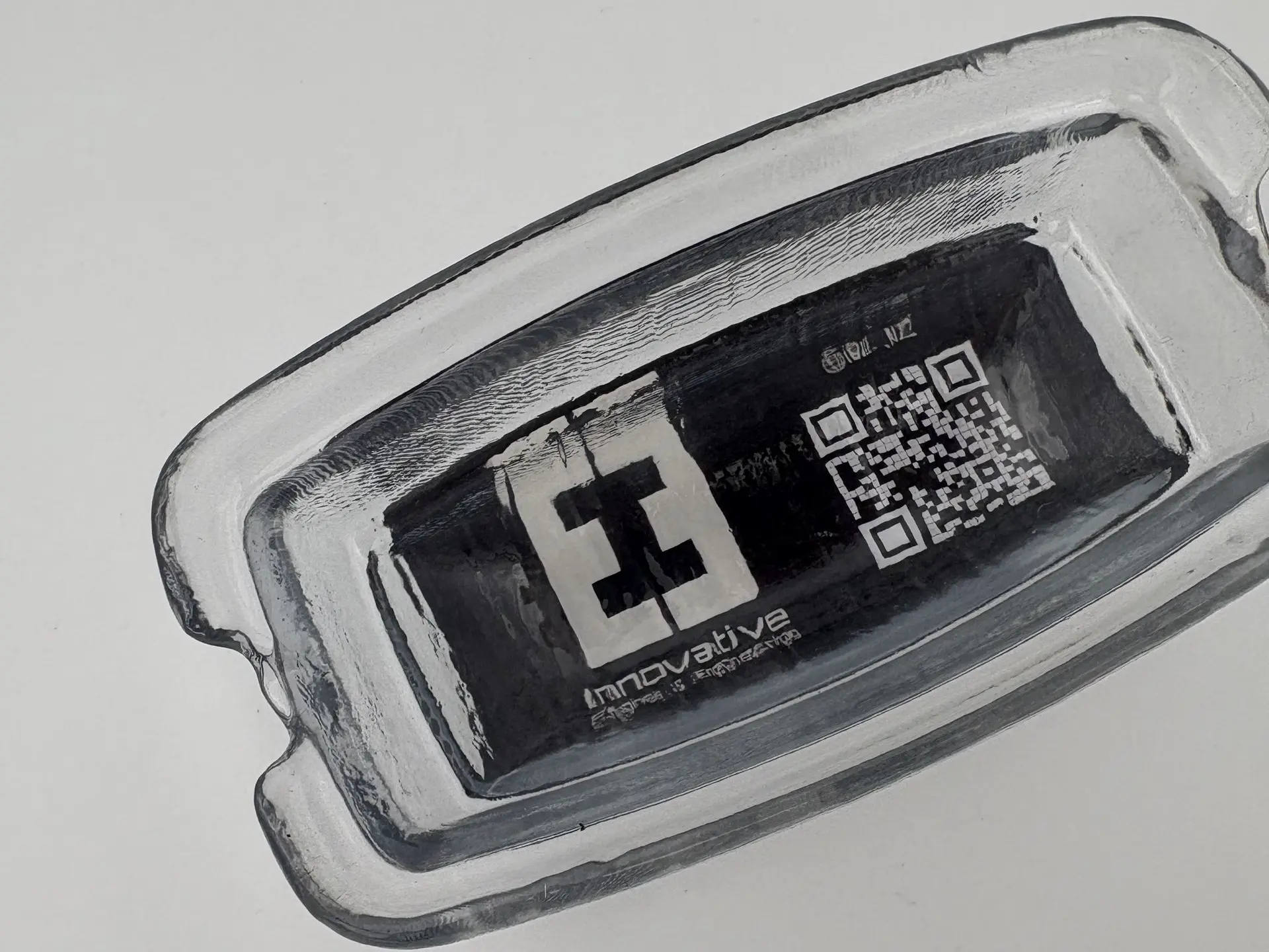 PB Voxel clear lens showing no yellowing from UV exposure