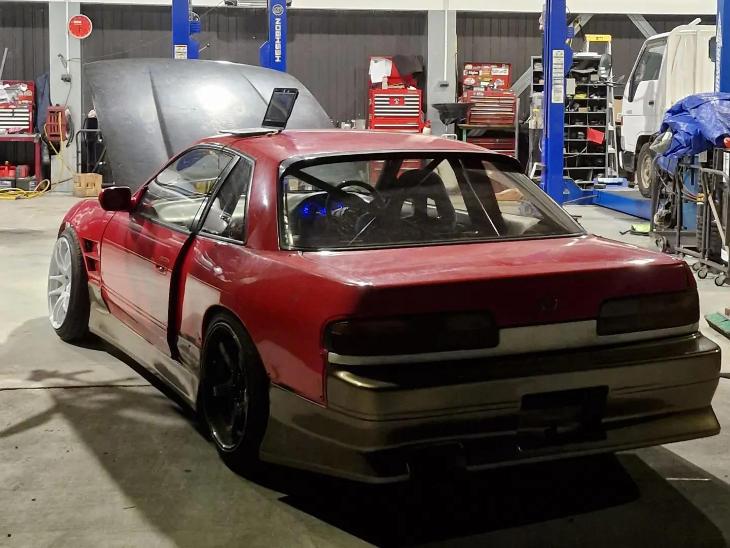 Nissan S13 Silvia build using our universal drive-by-wire pedal.