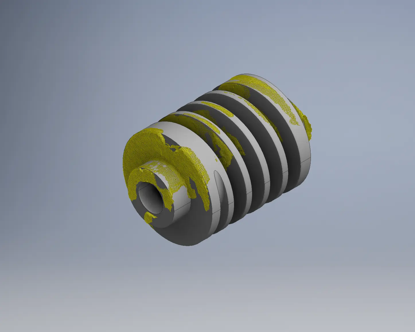 3D Scanned Awning Gear & CAD Reverse Engineered Comparison