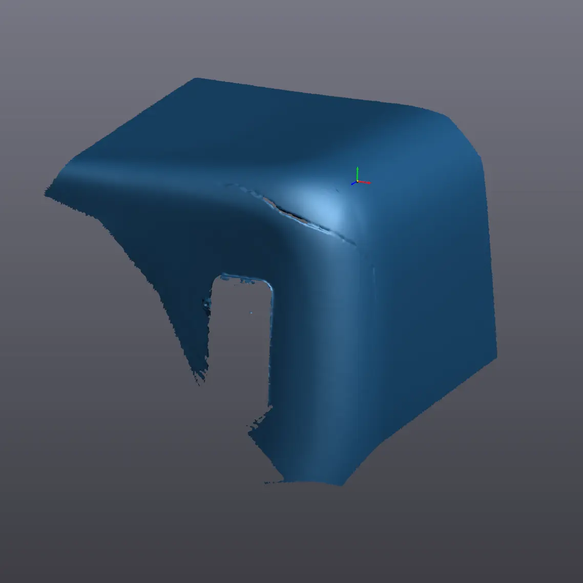 3D Scanned Caravan body