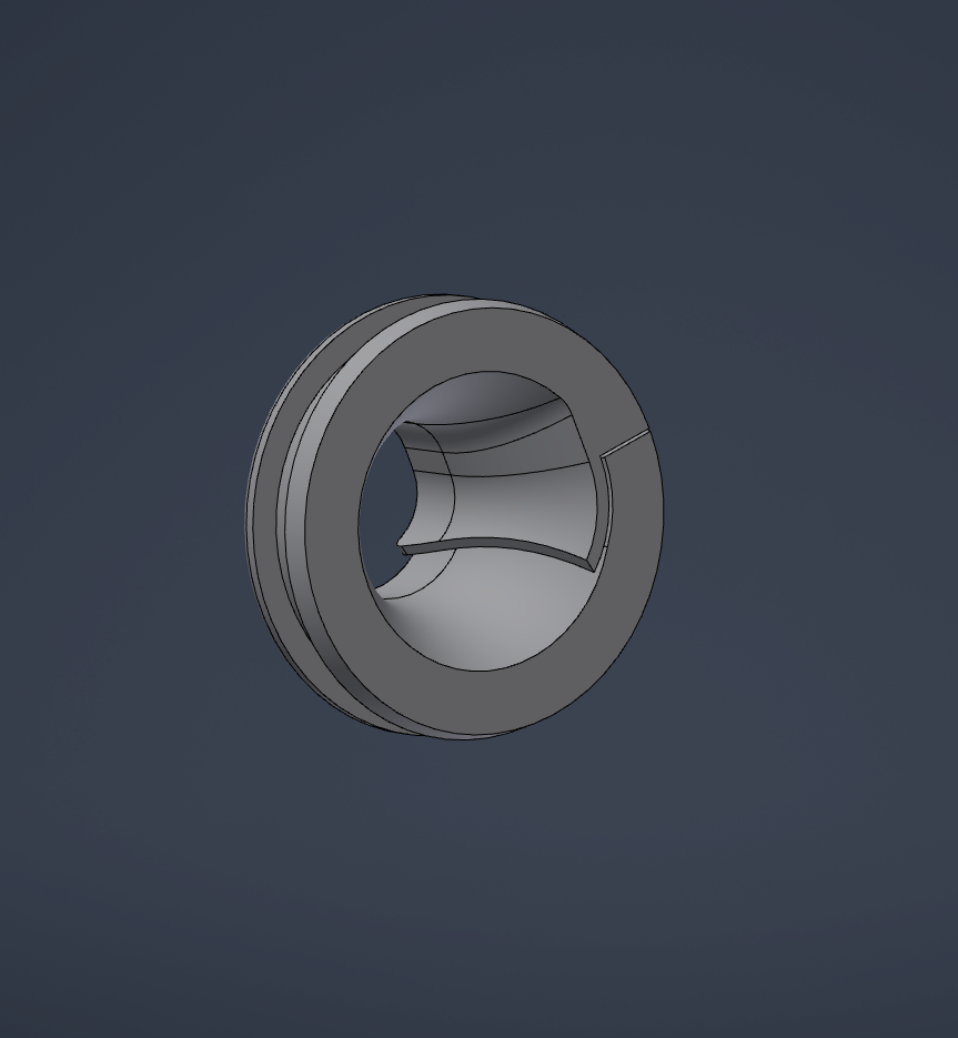 Sleeved Wiring Grommet 60mm OD x 20mm ID x 7.5mm ↧