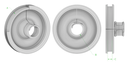 Universal Sleeved Wiring Grommet Dimensions Diagram