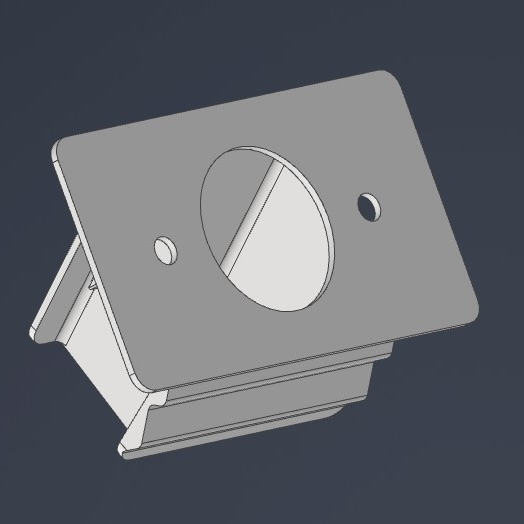 R33 Ashtray 2x4 Keypad Holder