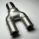 RB26 Balance Tube Press Fitting To Dual 10mm Hose Ends