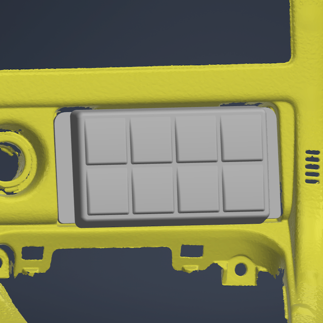R32 Ashtray 2x4 Keypad Holder