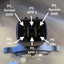 Drive by Wire Accelerator Pedal Position Sensor Wiring Pinout