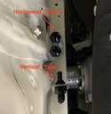 R32 Fuel Hose to AN Fitting Conversion Bulkhead