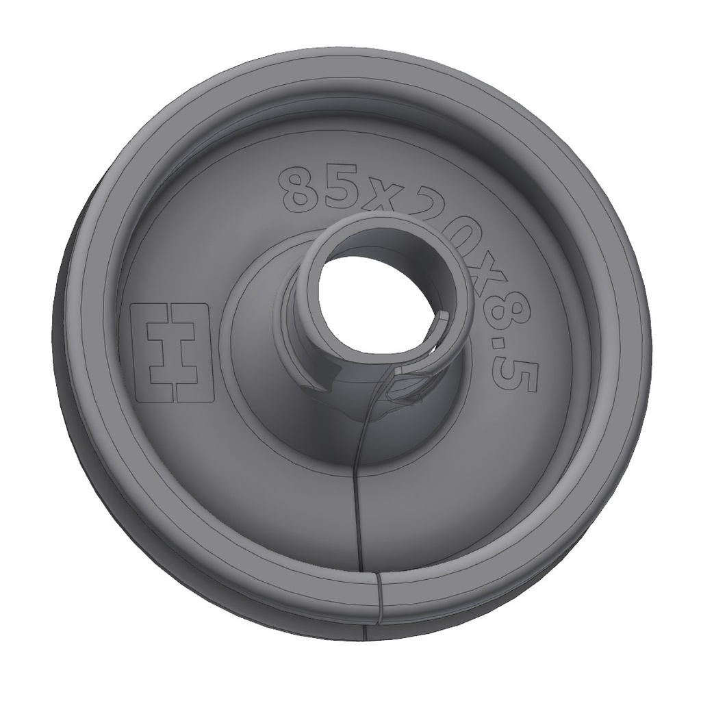 Sleeved Wiring Grommet 85mm OD x 20mm ID x 8.5mm ↧