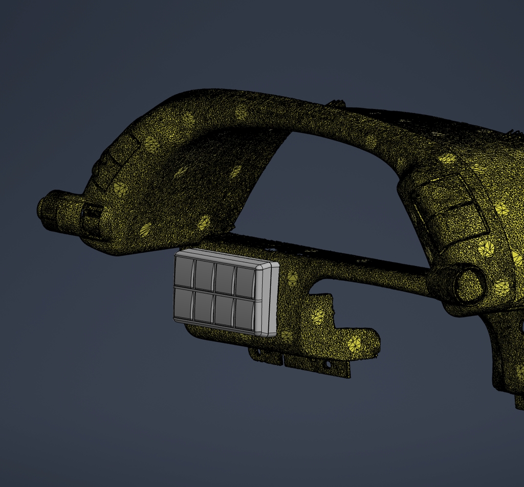 [IEE-0033] R32 2x4 Keypad Holder Protruding