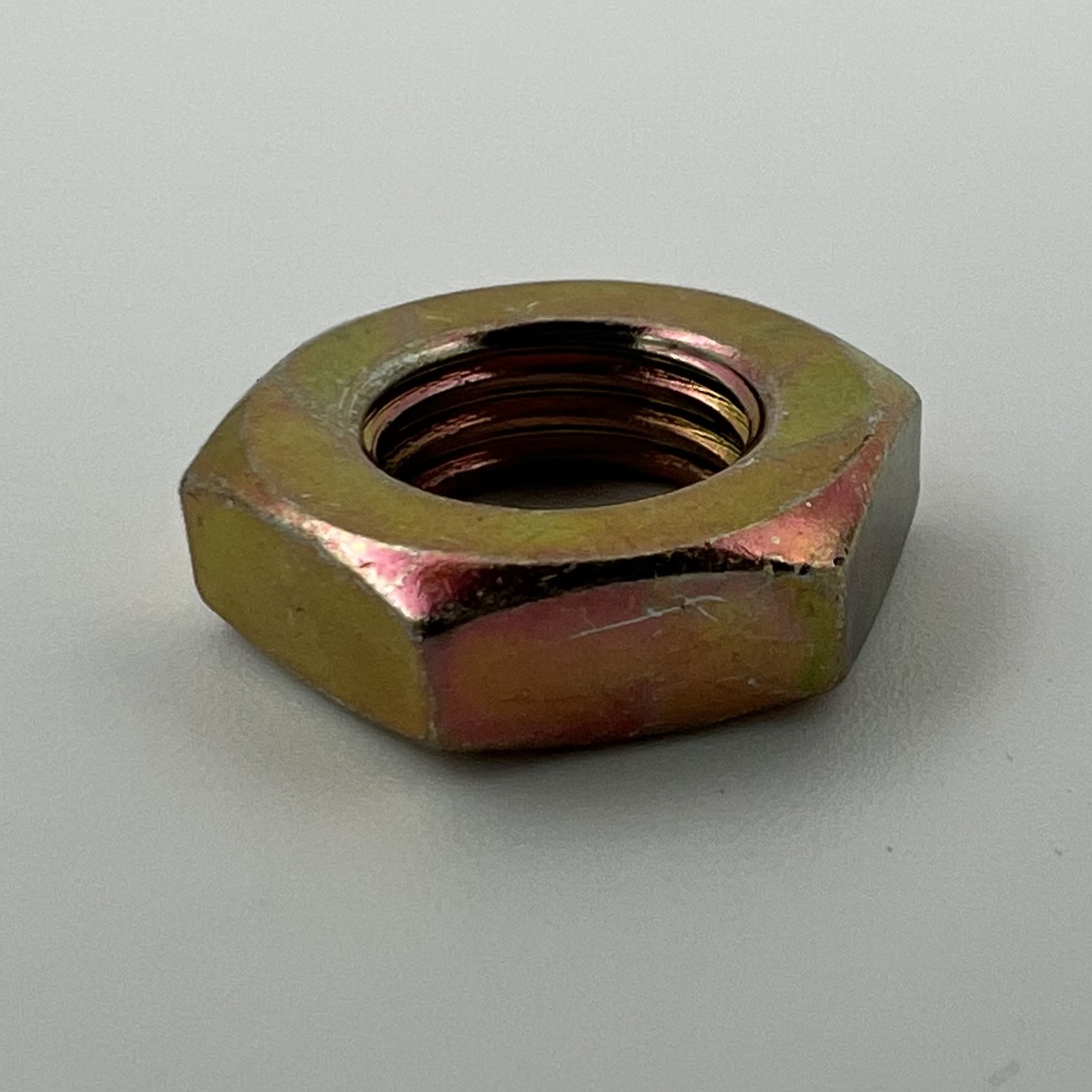 Nut Fine-Thread Medium-Strength Steel Thin Hex M8 x 1.00 mm Thread