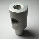 RB26 Balance Tube Press Fitting Dual 1/8th Port BSPT Fitting