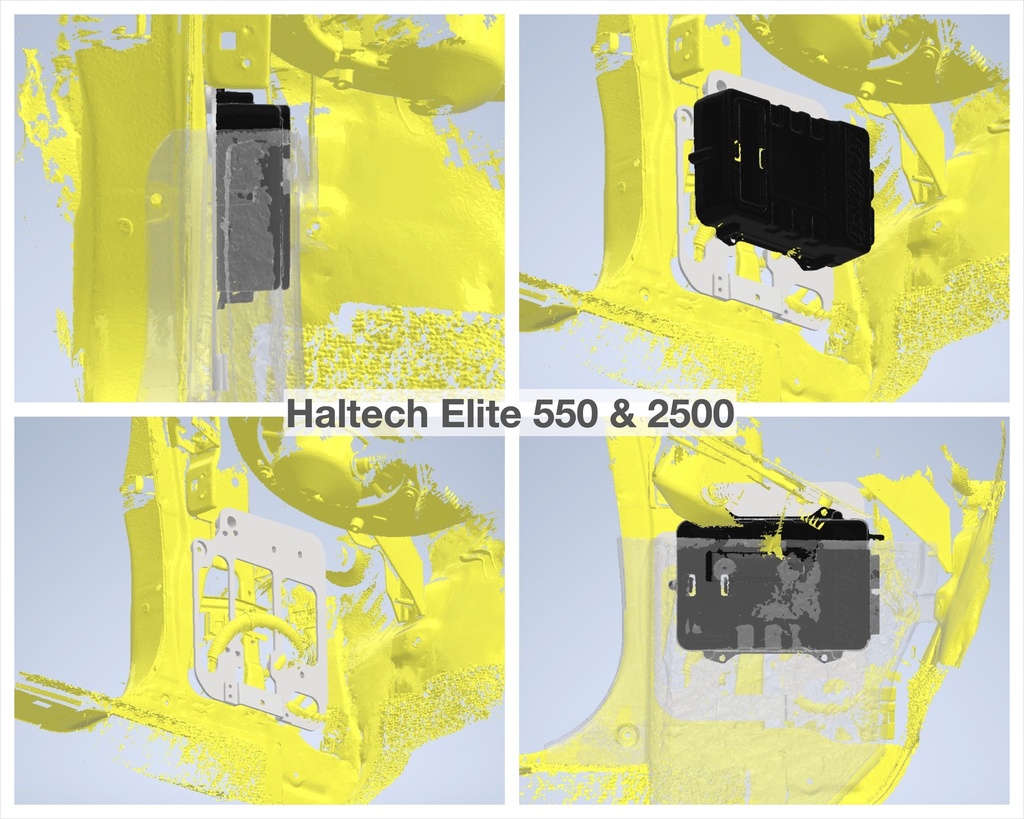 Nissan Skyline R32 Factory Location ECU Mounting Bracket (Haltech 550 - Haltech 2500)