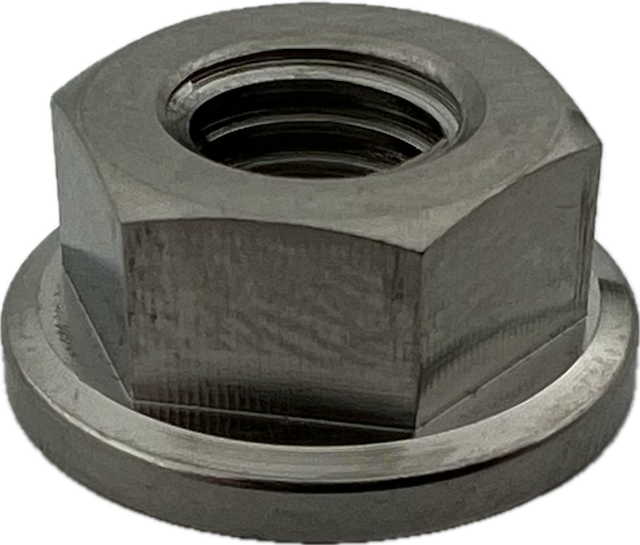 Titanium 6PT Single-Hex Nut M8x1.25mm
