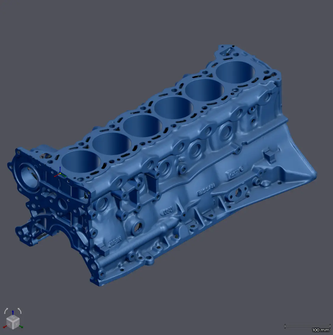 RB26 Bare Engine Block 3D Scan Data