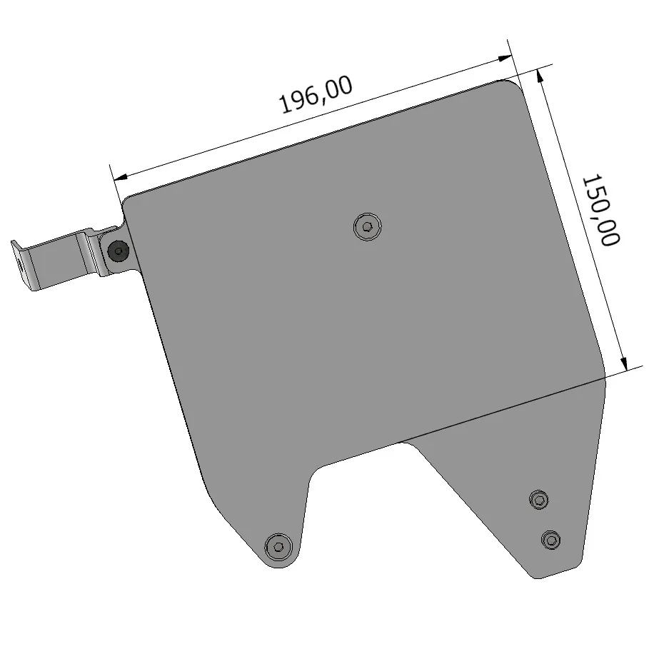Nissan Skyline R33 Under Heater Location ECU Mounting Bracket