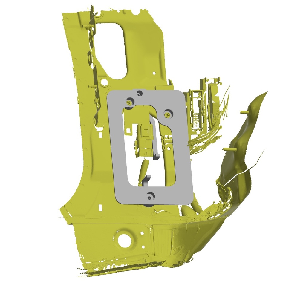 [IEE-0024] Nissan Skyline R34 Factory Location ECU Mounting Bracket (Blank - Drill to suit your ECU)