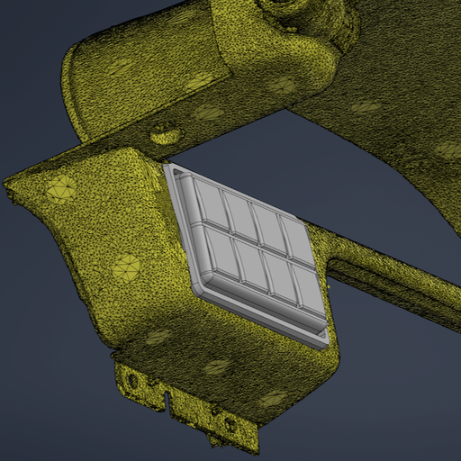 [IEE-0034] R32 2x4 Keypad Holder Recessed